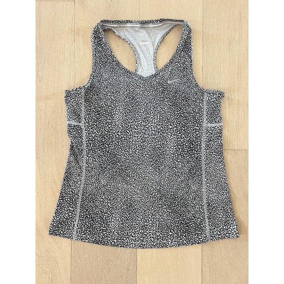 Nike Dri Fit Women's Black/Gray Pattern Tank Womens S - Picture 1 of 3